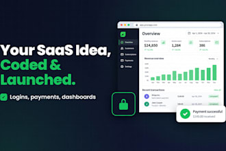 do saas mvp development, custom web application as typescript developer