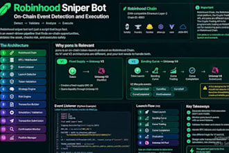 create advanced trading bot for polymarket kalshi robinhood with copy monitoring