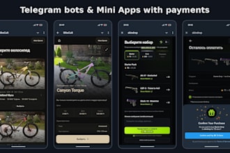build a telegram bot or mini app with stars or ton payments
