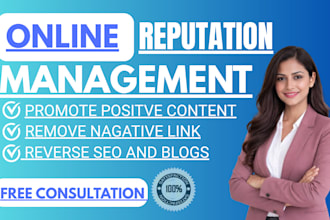 manage your brand reputation and do online reputation management for individual