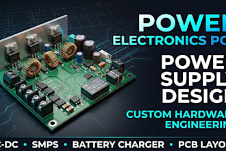 design power electronics pcb, power supply and electronic hardware