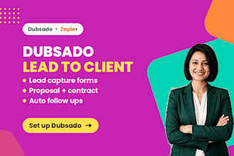 do dubsado setup dubsado workflow lead capture form proposal contract dubsado