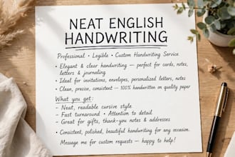 neat and clean handwriting, urdu and english assignments and notes