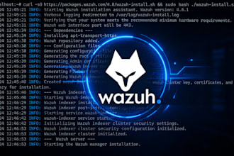 install wazuh, openvas, elk, graylog, suricata, siem and soc security