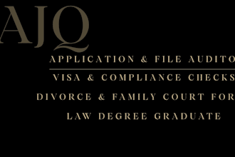 review your visa, compliance and court documents and applications