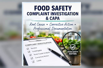 create food safety compliant investigations and capa reports