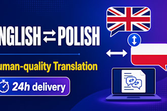 translate and localize english to polish or polish to english