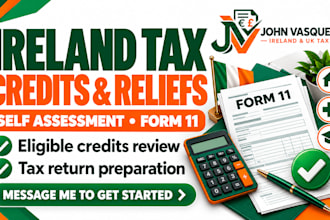 prepare your ireland self employed tax return and claim your credits and reliefs