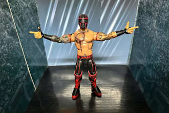 create custom 3d action figure character collectible toy and printable figurine