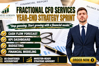 be your fractional cfo for year end forecasting, budgeting, and strategy