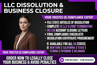 dissolve your US llc, file state articles of dissolution, and close ein