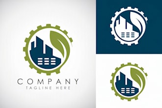 design a modern industrial logo for any industry or company