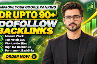 provide quailty premium dr 90 dofollow backlinks for seo