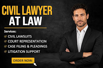 draft review and edit civil legal documents, agreements and contracts