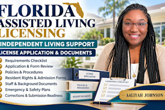 assist assisted living, independent living with license application in florida