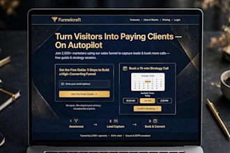 build your gohighlevel funnel, CRM pipeline, and sales automations