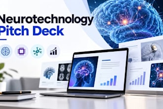 neurotechnology pitch deck, neurotech investor presentation, neuroscience decks