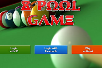 snookers multiplayer game, 8 ball pool, slot, blackjack, card game, bc game