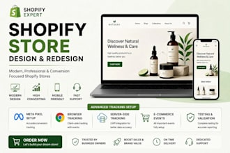 design or redesign a professional shopify ecommerce store