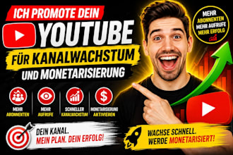 bewerben sie ihren youtube kanal um wachstum und monetarisierung zu erzielen