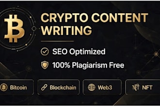 write high quality crypto articles and blog posts