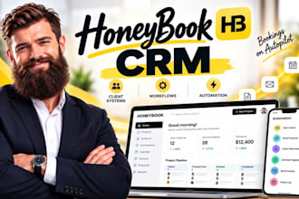 set up honeybook CRM and automate client onboarding