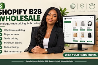 build shopify b2b wholesale store for makers and food brands