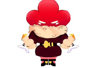draw a concepts of chibi, brawl stars inspired characters