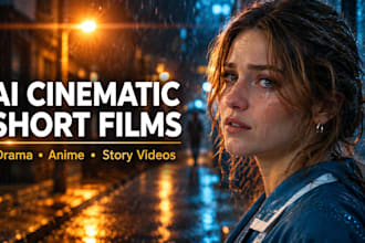 create a cinematic ai short film or drama video for you