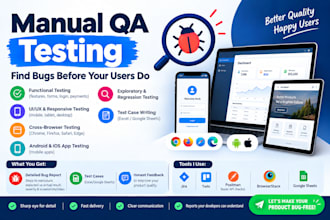 manually test your android or ios app