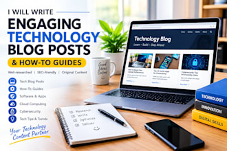 write engaging technology blog posts and how to guides