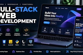 build a full stack website