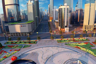build a custom roblox city map with detailed buildings