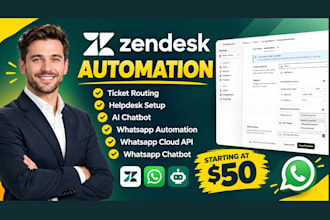 set up zendesk ai ticket triage, ticket routing and customer support automation