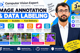 do image annotation, bounding box, polygon, and segmentation for ai