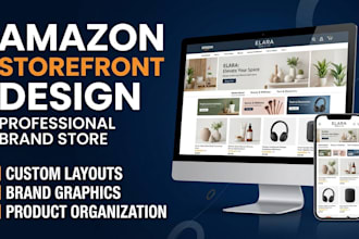 design a high converting amazon storefront and amazon brand store