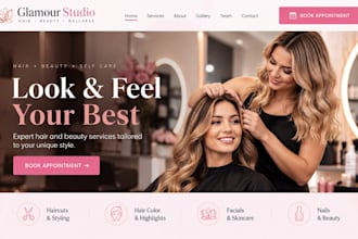 design squarespace salon website hair salon beauty website appointment booking