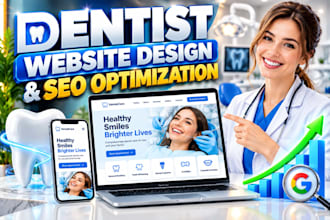 create a dental clinic wordpress website with SEO