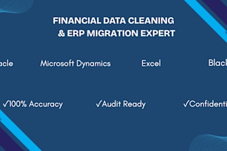 clean format and organize data for oracle and dyamics