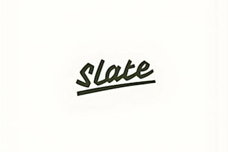 design minimalist wordmark combination and abstract logo
