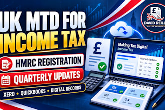 set up UK mtd for income tax, register with hmrc, and file your quarterly update