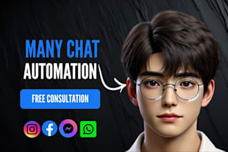 build manychat chatbot for facebook messenger automation