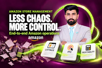be your amazon account manager and PPC expert for amazon ads campaigns