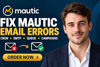 fix mautic cron SMTP queue campaign email sending errors