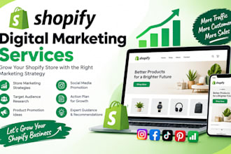 promote your shopify store with digital marketing strategies
