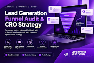 audit your lead generation funnel and build your cro strategy