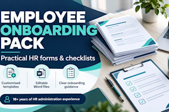 create a customised employee onboarding pack with HR forms and checklists