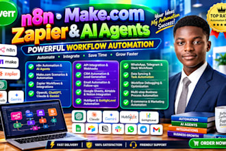 build n8n automation, zapier ai agent, n8n ai automation, zapier automation