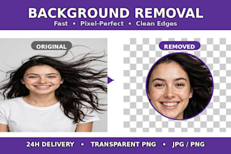 do precise background removal with transparent png