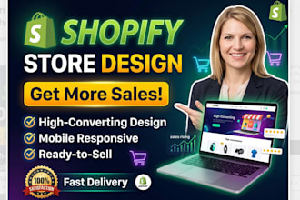 design or redesign a professional shopify ecommerce store